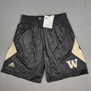 Adidas Custom Washington Huskies Soccer Shorts Men Large Black Team Issue Sample